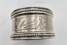 ROND DE SERVIETTE EN  ARGENT