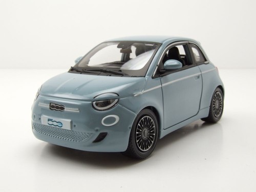 Fiat 500e bleu - fiat,