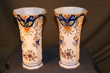 lot de 2 vases en faience