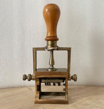 Ancien TAMPON encreur DATEUR