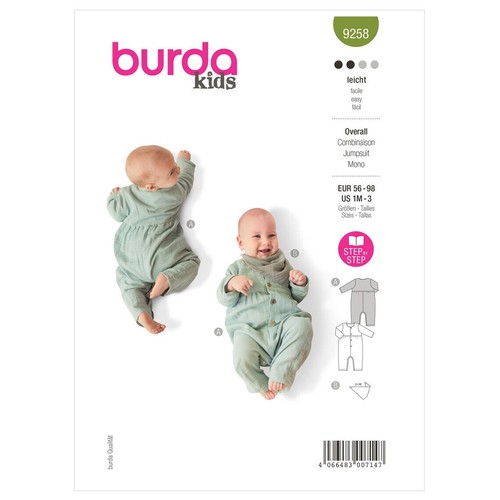 Burda enfants 9258 bébés - enfants,