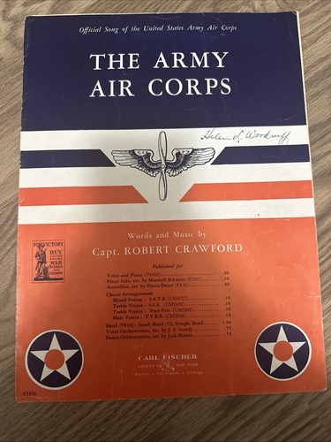 Sheet music the army - music, corps
