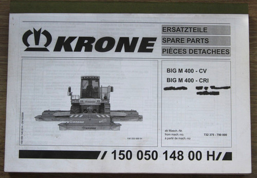 Catalogue pièces détachées
