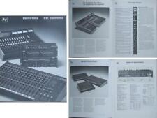 Brochure audio ELECTROVOICE PRO (1984) MIXEURS