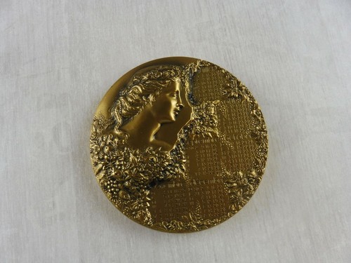 Ancien calendrier médaille r - ancien,