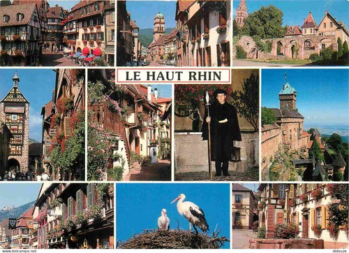 Carte postale haut rhin - carte,