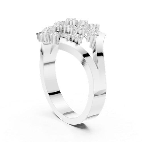 Bague anniversaire couronne