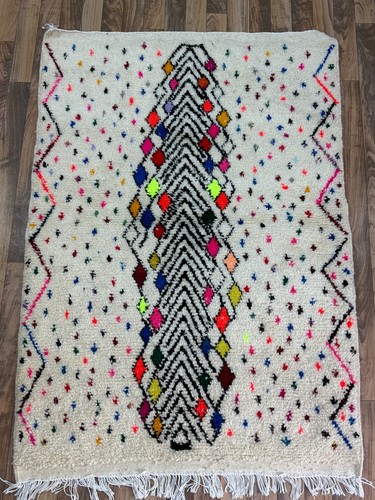 Tapis berbère marocain tissé