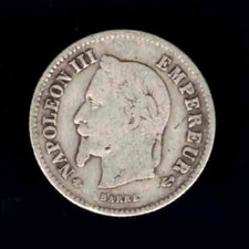20 Cents Napoléon III Tête