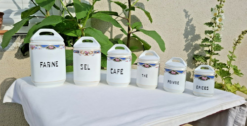 Anciens pots épices - épices, en