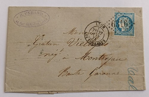 Lettre commerciale 1873 - lettre,