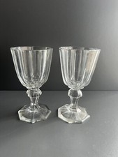 2 Verres En Cristal Baccarat St Louis Style Charles X