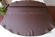Nappe anti tâches ronde 160 cm couleur marron glacé