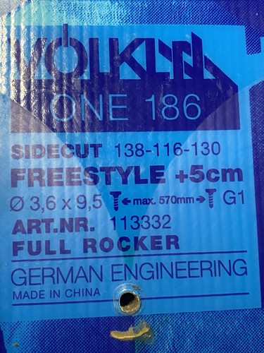 Volkl one ski 186cm - one,