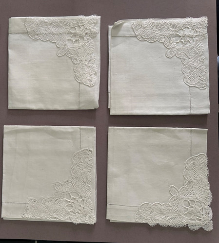 Lot anciennes serviettes de - 4,