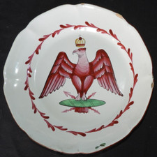 Assiette 19è AIGLE IMPERIAL