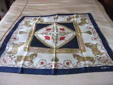 BEAU FOULARD SOIE VINTAGE