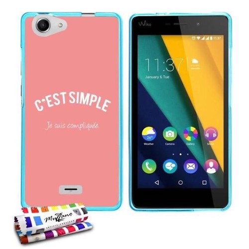 Coque wiko pulp fab - coque,