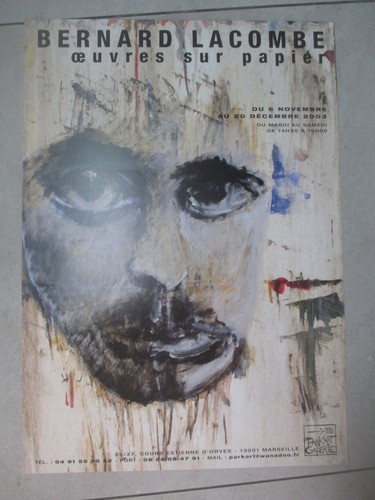 Affiche exposition bernard - affiche,