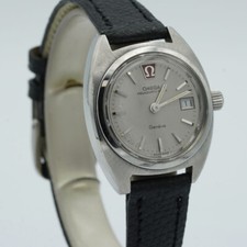OMEGA Geneve Megaquartz Femmes Vintage Rare 24MM Acier Vintge Très Joli