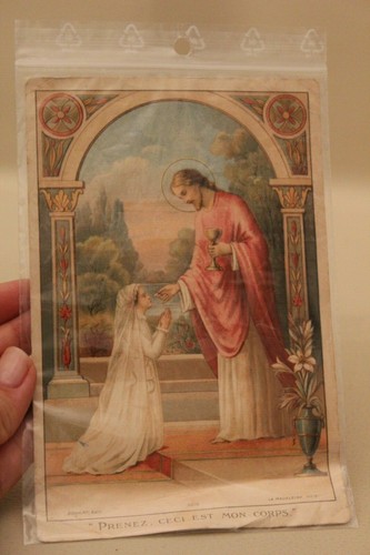 Ancien souvenir communion - ,