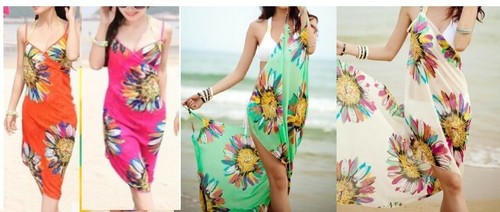Robe pareo plage mode