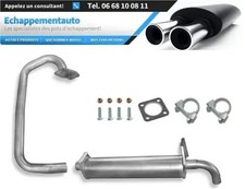 VW Transporter T3 1.6 TD (84-92) échappement collecteur+silencieux arrière