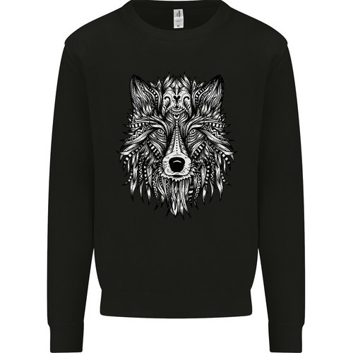 Sweat capuche tribal - À,