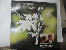 LP 33 T  Une Rencontre privilégiée avec la Musique Kenwood Haute Fidélité