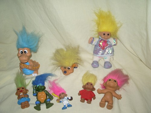 Figurines animaux trolls - et,
