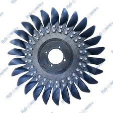 Roue Pelton Rendement 95% 26 augets