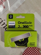 2x Lames PHILIPS OneBlade 360 QP420/50 Recharge Rasoir Têtes One Blade Original