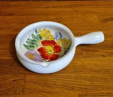 Coupelle vide-poches Vallauris décor fleuri