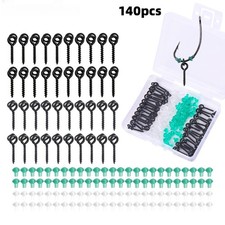 Perles de pêche à la carpe matériel de pêche 140 pièces ensemble variété