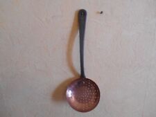 Ecumoire ancienne cuivre et metal