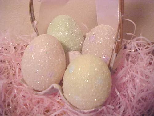 Fabulous frosty flocked easter - frosty,