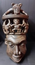 MASQUE BAMILEKE ART TRIBAL
