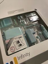 NEUF NEW pochette + chargeur + batterie + stylet bleu ciel nintendo DSI 3DS DS