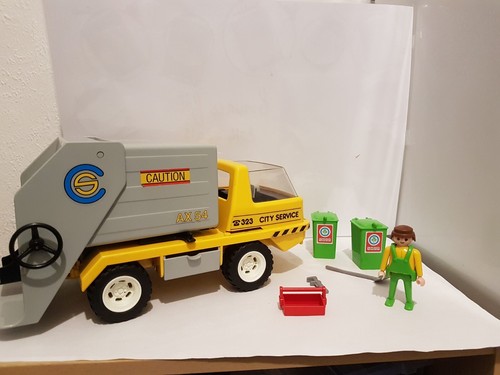 Playmobil lot éboueurs avec