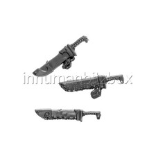 SWGH49 COUTEAU x3 SPACE WOLVES GREY HUNTER WARHAMMER 40000 BITZ SPACE MARINE