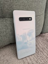 Samsung Galaxy S10+ SM-G975 - 128Go - Blanc Prisme (Désimlocké) (Simple SIM)