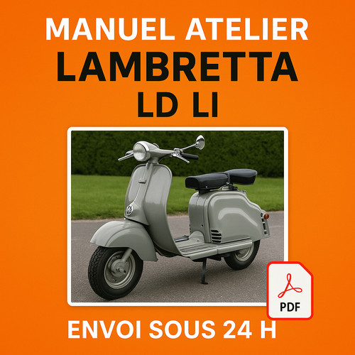 Manuel atelier lambretta et - lambretta, ld