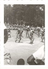 ANCIENNE PHOTO CERTAINEMENT CONGO FRANCAIS CEREMONIE DANSE COSTUME TRADITIONNEL