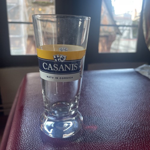 Casanis pastis branded glass - branded,