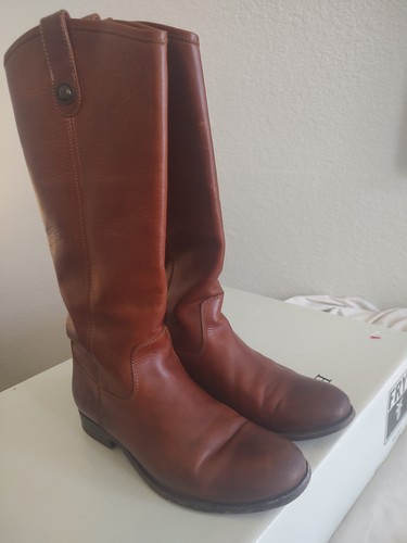 Frye mellisa button brown - mellisa,