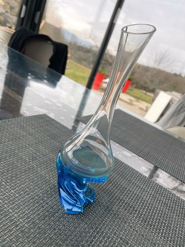 Ancien rare vase bleu - vase,