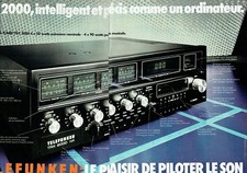 Publicité Advertising 029  1977   Telefunken hi-fi  TRX 2000  ( 2 pages) ampli 