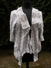 Veste Pull long sans boutons gilet AVENTURES DES TOILES 44 16uk 42D doublé noir