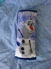 Coussin de ceinture de sécurité en velours Olaf La Reine des Neiges DISNEY TBE