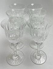 6 Anciens Grands Verres à Vin en Cristal Saint-Louis modèle Tommy